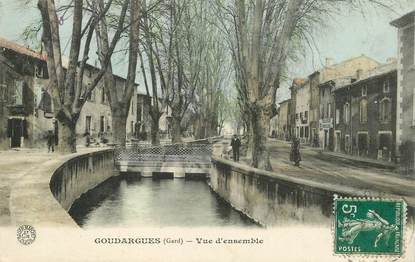 CPA FRANCE 30 "Goudargues, vue d'ensemble"