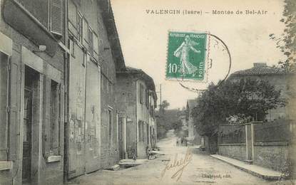 CPA FRANCE 38 " Valencin, Montée de Bel Air"