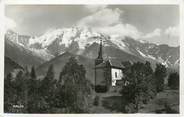 74 Haute Savoie / CPSM FRANCE 74 "Saint Nicolas de Véroce, l'église et le dôme de Miage"