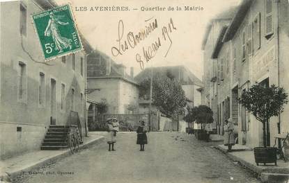 CPA FRANCE 38 " Les Avenières, Quartier de la Mairie"