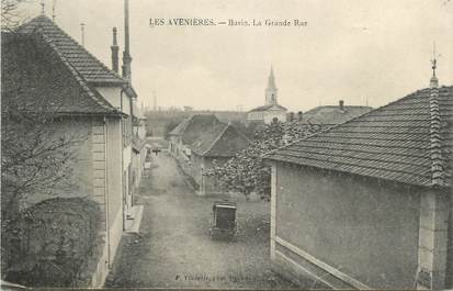 CPA FRANCE 38 " Les Avenières, Buvin, La grande rue"