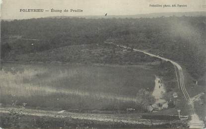 CPA FRANCE 38 "Poleyrieu, Etang de Praille"