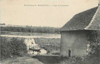 CPA FRANCE 38 "Arandon, Le lac"