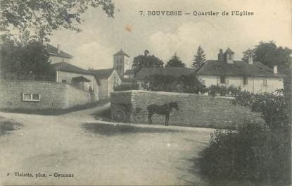 CPA FRANCE 38 "Bouvesse, Quartier de l'église"