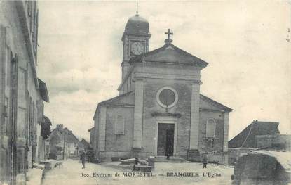 CPA FRANCE 38 "Brangues, L'église"