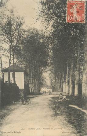 CPA FRANCE 38 "Brangues, Avenue du Château"