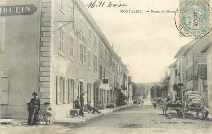 CPA FRANCE 38 "Montalieu, Rue de Morestel"