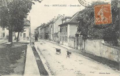 CPA FRANCE 38 "Montalieu, La grande rue"