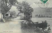 38 Isere CPA FRANCE 38 "Montalieu, Les bords du Rhône"
