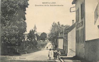 CPA FRANCE 38 "Montalieu, Quartier de la Gendarmerie"