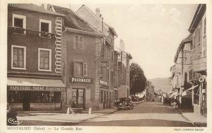 CPA FRANCE 38 "Montalieu, La Grande Rue"