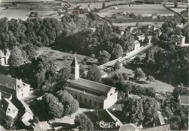 CPSM FRANCE 38 "Montalieu, Vue aérienne, L'église"