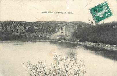 CPA FRANCE 38 "Morestel, L'étang de Roche"