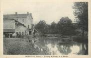 38 Isere CPA FRANCE 38 "Morestel, L'étang de Roche et le Moulin"