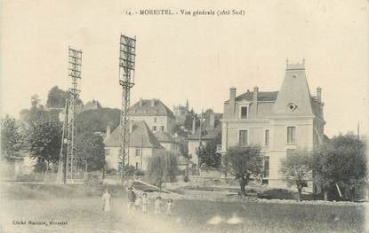 CPA FRANCE 38 " Morestel, Vue générale"