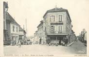 38 Isere CPA FRANCE 38 " Morestel, La Place et Routes de Passin et d'Arandon"