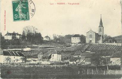 CPA FRANCE 38 " Passins, Vue générale"