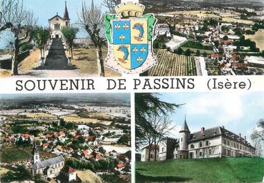 CPSM FRANCE 38 " Passins, Vues"