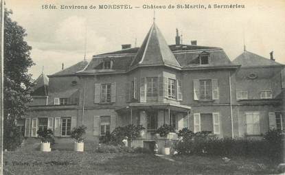 CPA FRANCE 38 " Sermerieu, Le Château de St Martin"