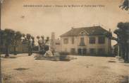 38 Isere CPA FRANCE 38 " Sermerieu, Place de la Mairie et Salle des Fêtes"