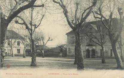 CPA FRANCE 38 " Sermerieu, Place de la Mairie"