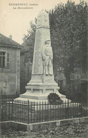 CPA FRANCE 38 " Sermerieu, Le monument aux morts"