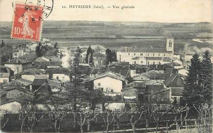 CPA FRANCE 38 " Heyrieux, Vue générale"