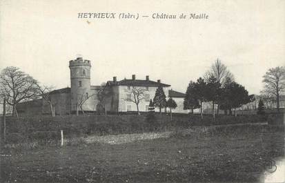 CPA FRANCE 38 " Heyrieux, Château de Maille"