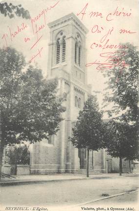 CPA FRANCE 38 " Heyrieux, L'église"