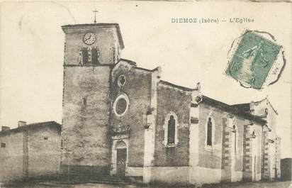 CPA FRANCE 38 " Diémoz, L'église"