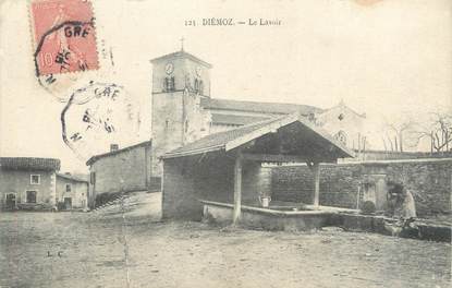 CPA FRANCE 38 " Diémoz, Le Lavoir"