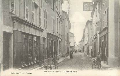 CPA FRANCE 38 " Le Grand Lemps, Grande Rue"