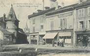 38 Isere CPA FRANCE 38 " Le Grand Lemps, La place, la tour du château et l'église"