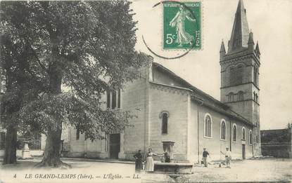 CPA FRANCE 38 " Le Grand Lemps, L'église"