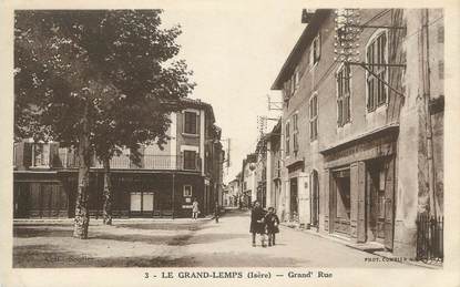 CPA FRANCE 38 " Le Grand Lemps, La Grande Rue"