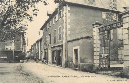 CPA FRANCE 38 " Le Grand Lemps, Grande Rue"