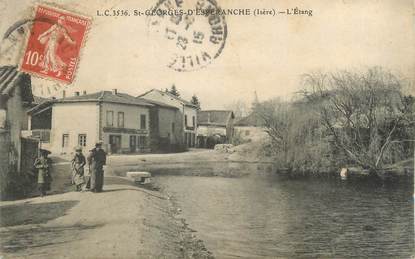CPA FRANCE 38 " St Georges d'Espéranche, L'étang "