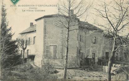 CPA FRANCE 38 " St Georges d'Espéranche, Le vieux château"