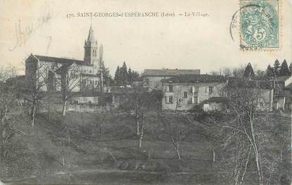 CPA FRANCE 38 " St Georges d'Espéranche, Le village"