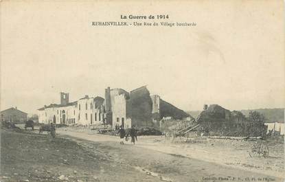 / CPA FRANCE 54 "Rehainviller, une rue du village bombardé"