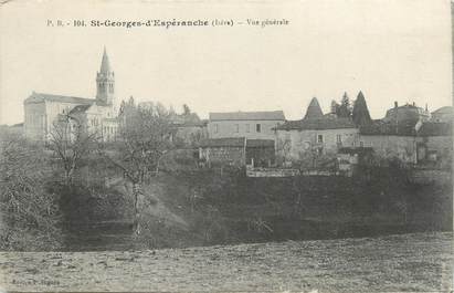 CPA FRANCE 38 " St Georges d'Espéranche, Vue générale"