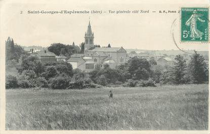 CPA FRANCE 38 " St Georges d'Espéranche, Vue générale"