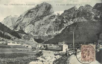 CPA FRANCE 73 " Pralognan la Vanoise, Le Grand Marchet"