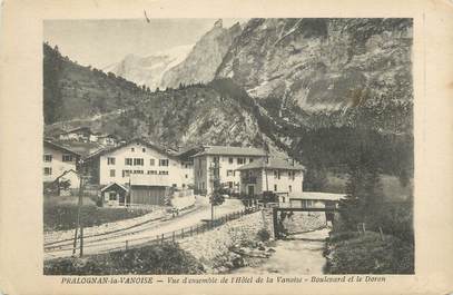 CPA FRANCE 73 " Pralognan la Vanoise, Vue d'ensemble de l'Hôtel de la Vanoise"