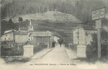 CPA FRANCE 73 " Pralognan, Entrée du village"