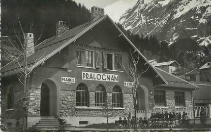 CPSM FRANCE 73 " Pralognan la Vanoise, Mairie-Ecole"