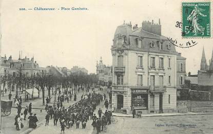 / CPA FRANCE 36 "Châteauroux, place Gambetta"