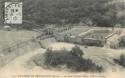 CPA FRANCE 73 " Le Villard de Pralognan, La prise d'eau de l'Usine d'électro-chimie"