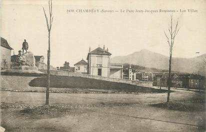 CPA FRANCE 73 " Chambéry, Le Parc Jean Jacques Rousseau"