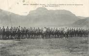 73 Savoie CPA FRANCE 73 " Chambéry, La Cavalerie en bataille au terrain de manoeuvres, Le Mont Pennay"